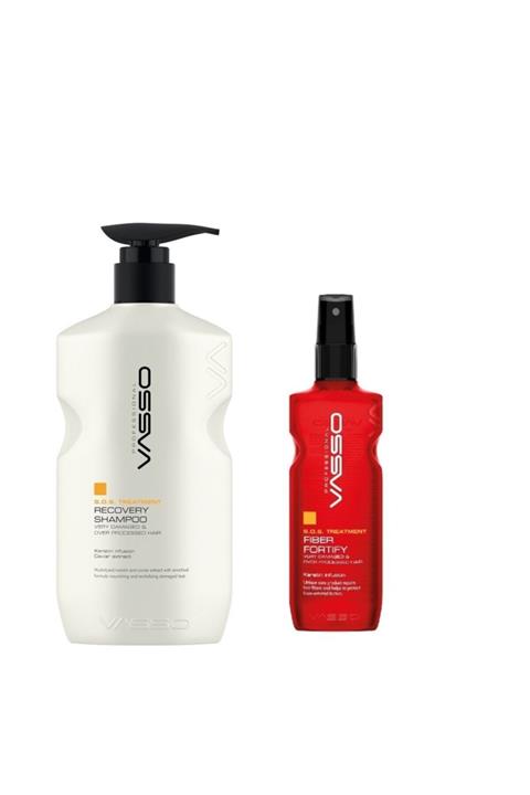 VASSO WOMEN Şampuan 500ml+Hızlı Kopma Onarıcı 80ml