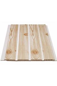SerProfil Fındık Ahşap Desen Plastik Pvc Duvar Tavan Lambiri / 20 Adet 20cm X 1,5 Metre - 6 Metrekare