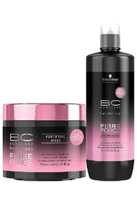 Schwarzkopf Bc Bonacure Fibre Force Aşırı Zayıf Saclar Için Bc Şampuan 1000 ml Maske 150 ml