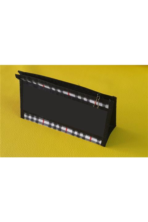 Kesse Körüklü Fermuarlı Makyaj Çantası