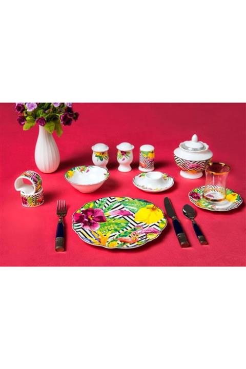 Lotus by ZClasse Lotus Fıne Porselen 42 Parça Kahvaltı Takımı