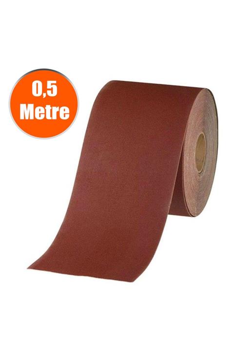 Badem10 Bant Rulo Zımpara Ahşap Metal Zımparası 100 Kum (0,5 METRE)