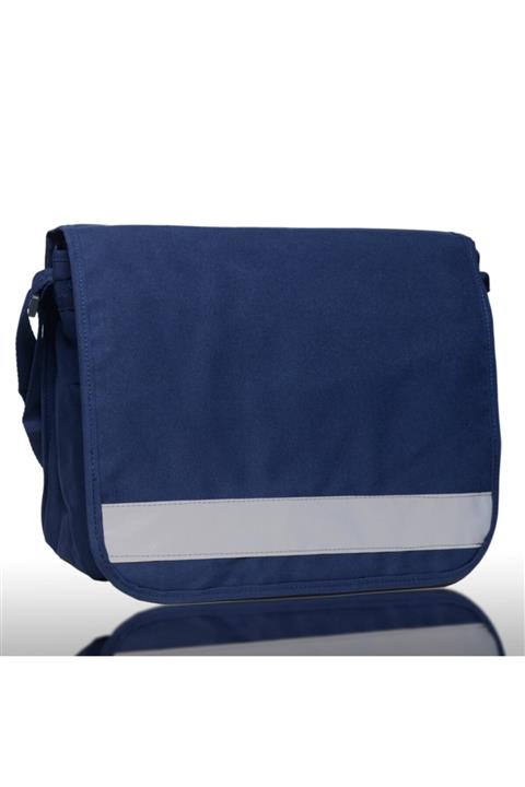 Bagworld Saraciye Unisex Laptop Bölmeli Postacı Çantası Reflektörlü