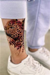 TAKIŞTIR Geçici Leopar Dövme Tattoo