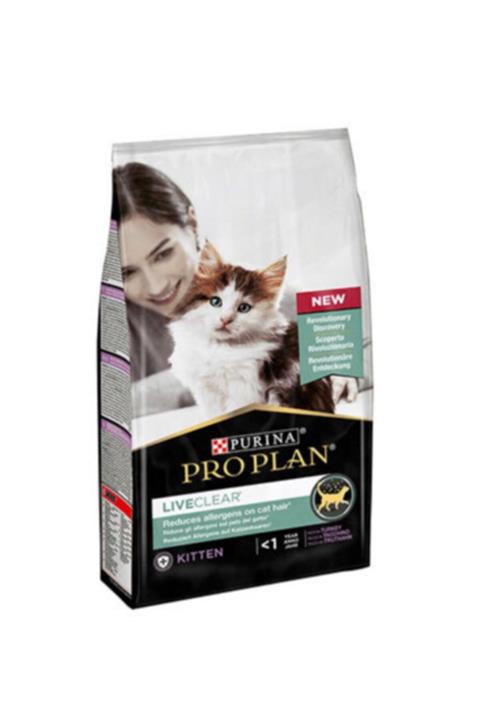Purina Pro Plan Liveclear Hindi Etli Alerjen Azaltan Yavru Kedi Maması 1,4 kg
