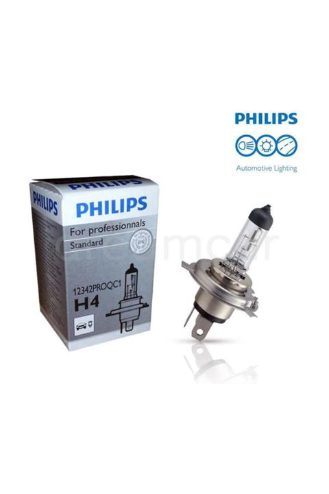 Philips H4 Uzun/Kısa Far Ampulü P43t-38