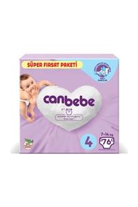 Canbebe Bebek Bezi 4 Beden 4 X 76'li (304 Adet)