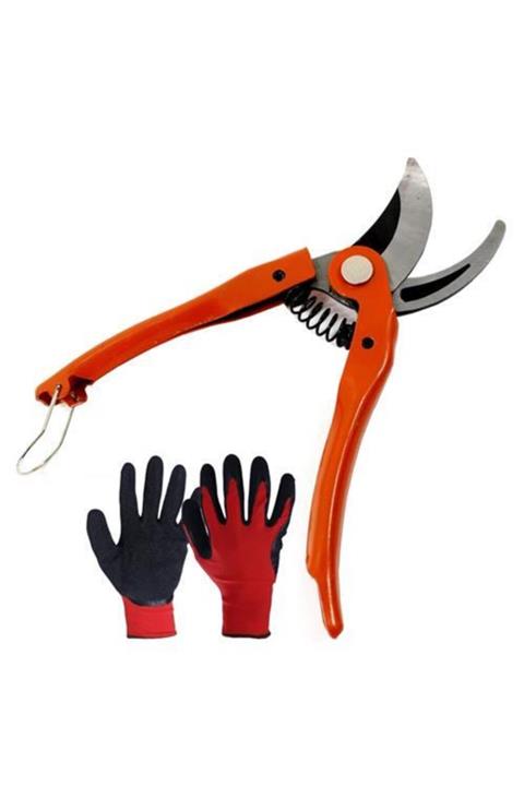Loggia Transformacion Çelik Budama Makası Eldiven Seti