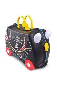 Trunki Unisex Çocuk Siyah Korsan Pedro Bavul