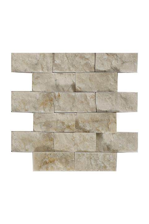 Delta Stone Collections Bej Mermer Patlatma Taş 4,8 X 10 Cm