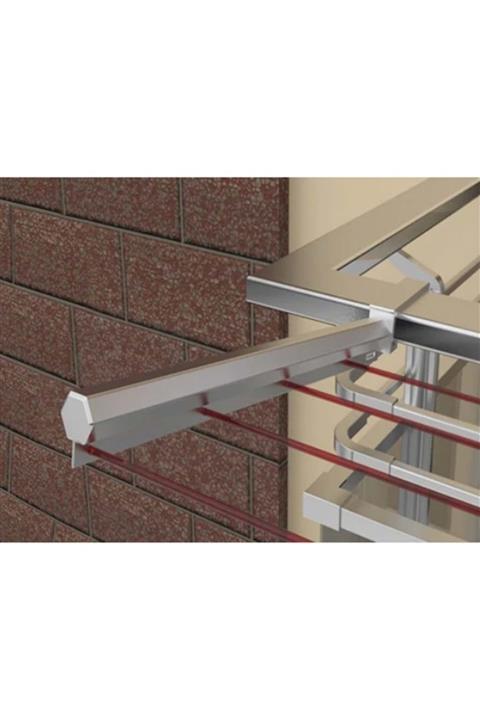 YAŞARYAPIMARKET Kare Balkon Kurutmalığı 60 X 25 Parlak