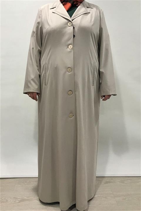 ADİLLA Kadın Büyük Beden Tesettür Pardesü