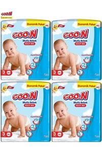 Goo.n Goon Mutlu Bebek Dev Külot Bebek Bezi Beden:3 (7-12kg) Midi 272 Adet (4pk*68)