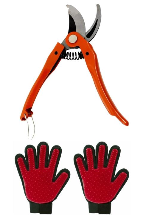 NO NAME Budama Makası Koruyucu Eldiven Seti