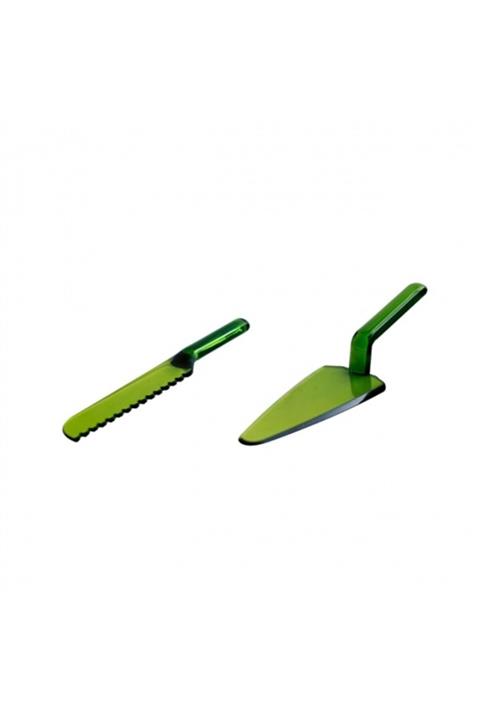 Pi İthalat Yeşil Spatula  Seti
