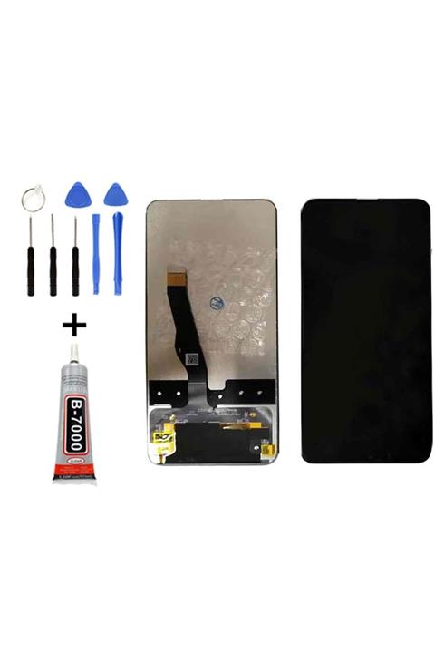 Tk Tech HUAWEI P SMART PRO  LCD EKRAN DOKUNMATİK SİYAH TAMİR SETİ YANINDA !!!