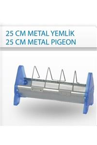 Quality Pigeon Güvercin Metal Yemlik 25 Cm