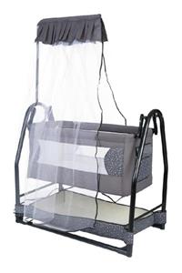 Convers Babydoor Çıtır Beşik 0130 Portatif Cibinlikli Gri