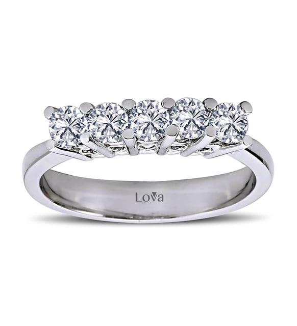 Lova G Renk 0,60 Karat Pırlanta Beştaş Yüzük - 1030129