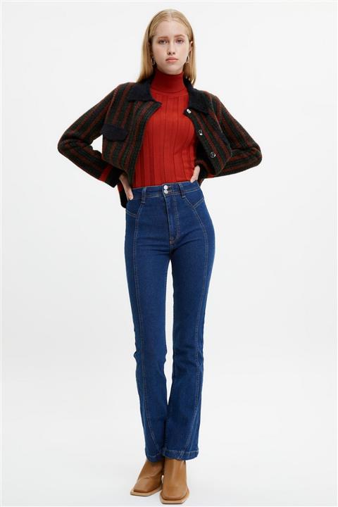 adL İspanyol Paça Jean Pantolon