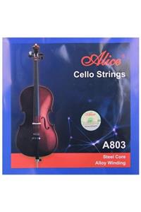Alice A-803 Çello Teli (steel Core) Takım Viyolonsel Teli
