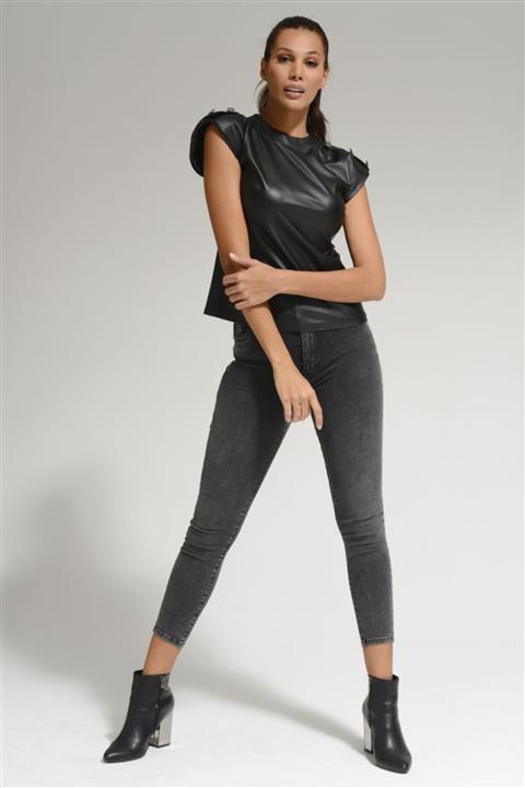 Batik Antrasit Kadın Jean Pantolon A1088