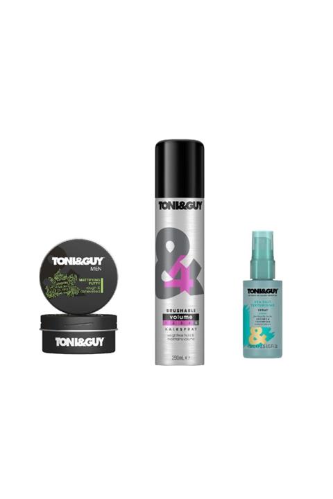 Toni&Guy Saç Şekillendirici Wax+sprey 3'lü Set