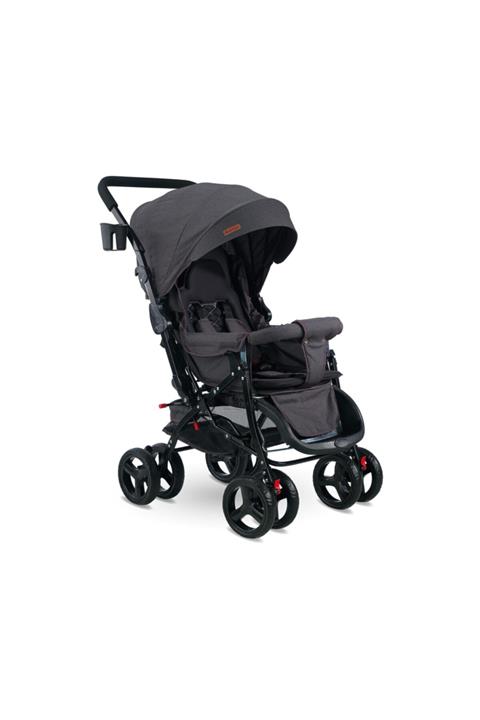 BabyHope 604 Çift Yönlü Bebek Arabası Siyah