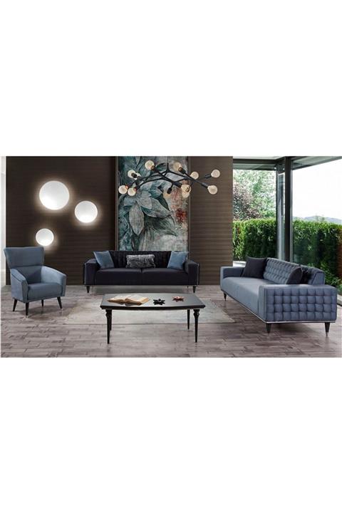 Evimo Pasifica Mavi Salon Takımı