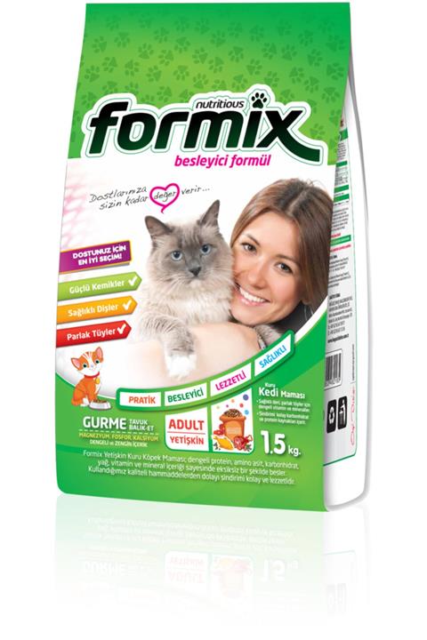 For mix Formix 1.5 Kg Gurme Kedi Maması