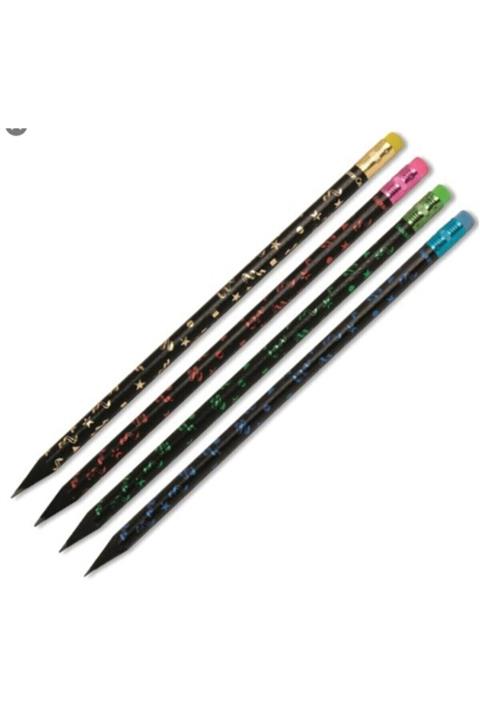 Faber Castell Party Yuvarlak Gövde Silgili Kurşun Kalem 1 Adet