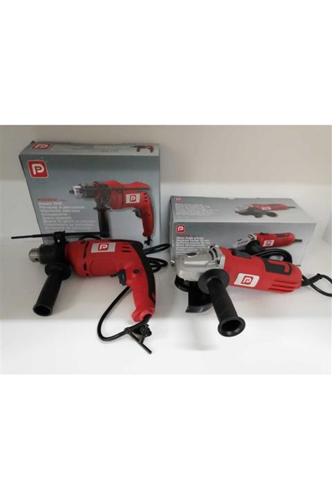 PERFORMANCE Ikili Darbeli Matkap Ve Taşlama Seti