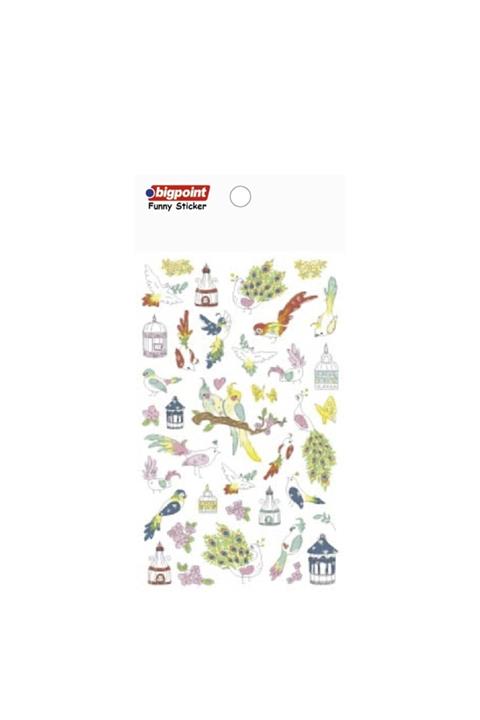 Bigpoint Sticker Çiçekler Ve Kuşlar