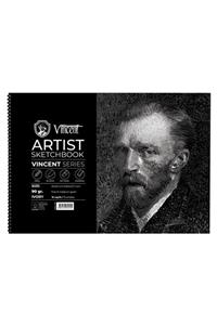 Vincent Vıncent Artıst Sketchbook Ivory 90gr 25x35 15 Sayfa Eskiz Defteri