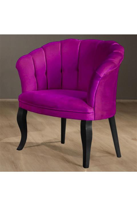 Armens Life Mor Papatya Çay Seti Tekli Siyah Ayak Berjer