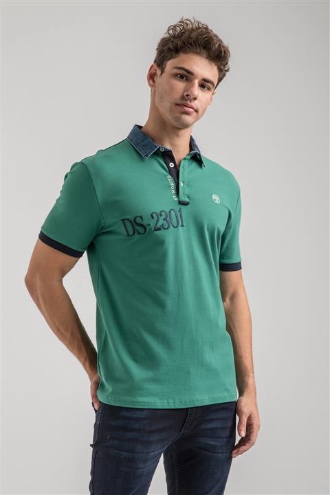 NEW WORLD POLO Kontrast Işlemeli Polo T-shırt