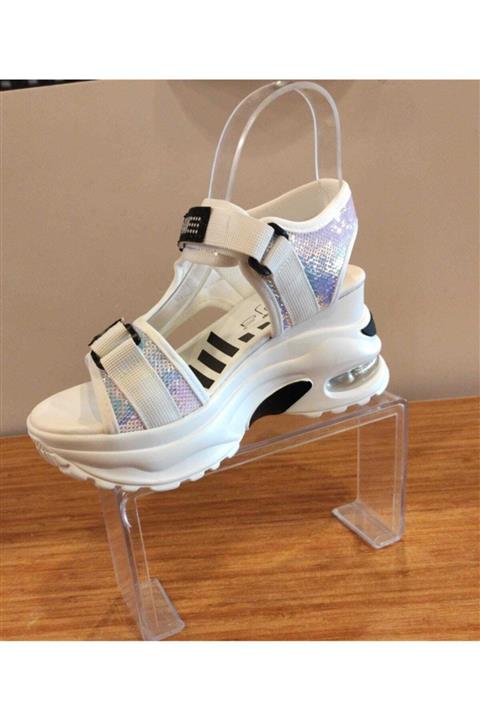 Guja Kadın Beyaz Taban Spor Sandalet