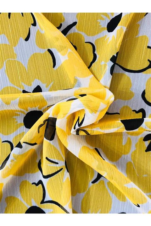 feminen Simli Şifon Kumaş