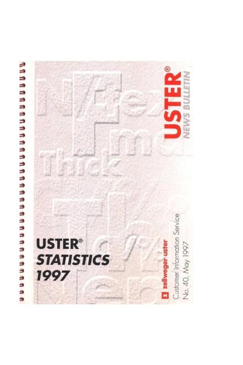 KitapSever Uster Statistics 1997 - Zellweger Luwa