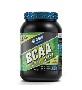 West Nutrition Bcaa 4:1:1 500 gr 50 Servis Yeşil Elma Aromalı