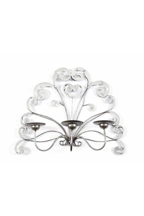 BİEV 3'lü Dekoratif Duvar Mumluk