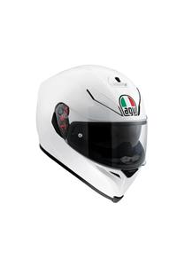 AGV K5 S Solid Pearl White Güneş Vizörlü Kask + Pinlock Dahildir