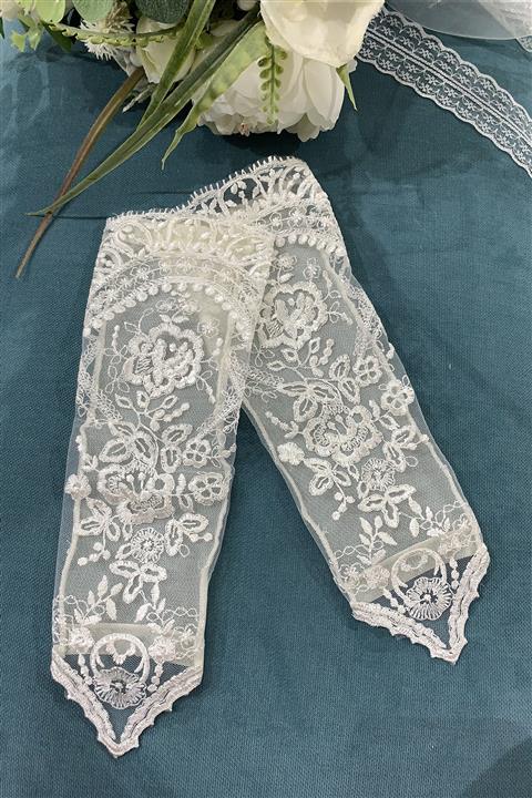 TURKUAZ Gelin Eldiveni Nikah Eldiveni