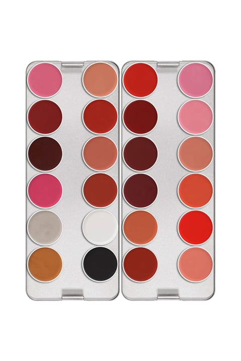 Kryolan Dudak Ruj Paleti 24 Renk 01208 Classıc