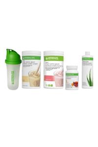 Herbalife Başlangıç Seti-26 1 Ahududulu 1 Vanilyalı 50g Şeftalili Çay Aleo İçecek Shaker