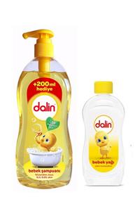 CEREN HOME Dalin Klasik Bebek Şampuan 900ml + 300ml Klasik Bebek Yağı 2li Set