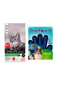 Proplan Sterilised Kısırlaştırılmış Somonlu Kedi Maması 1,5 Kg + Bobo Touch Kedi Tüy Toplama Eldiveni