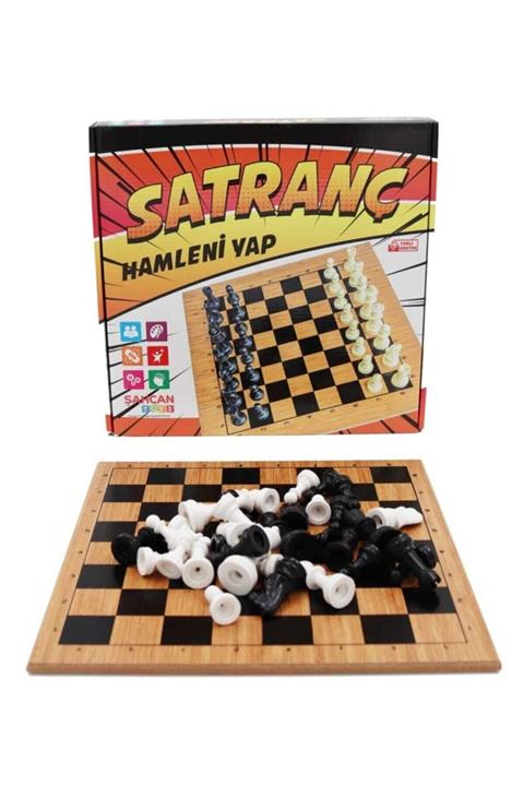 ŞAHCAN TOYS Unisex Çocuk Kahverengi Satranç