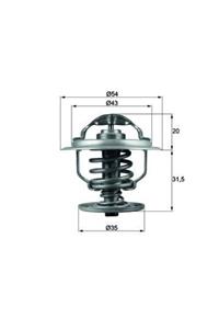 akmirza Termostat 87c Vw 1.9 Tdi Caddyııı,golfv 03g121113a Tx 109 87d