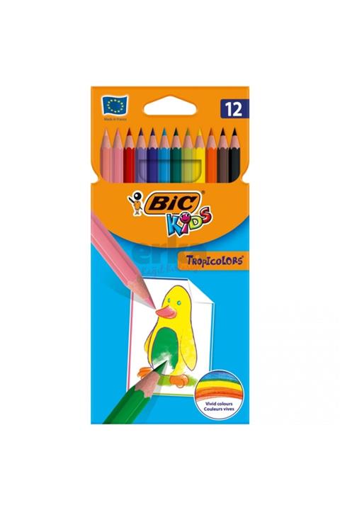 Bic Bıc Kids Tropicolors Kuru Boya Kalemi 12'li Kutu
